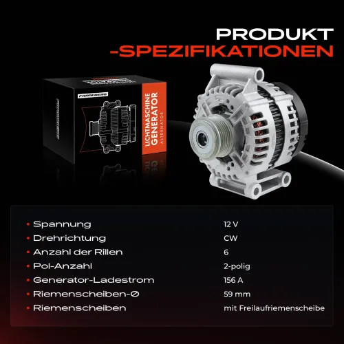 Generator 12 V Frankberg 5481FB0001993 Bild Generator 12 V Frankberg 5481FB0001993