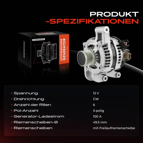 Generator 12 V Frankberg 5481FB0001999 Bild Generator 12 V Frankberg 5481FB0001999