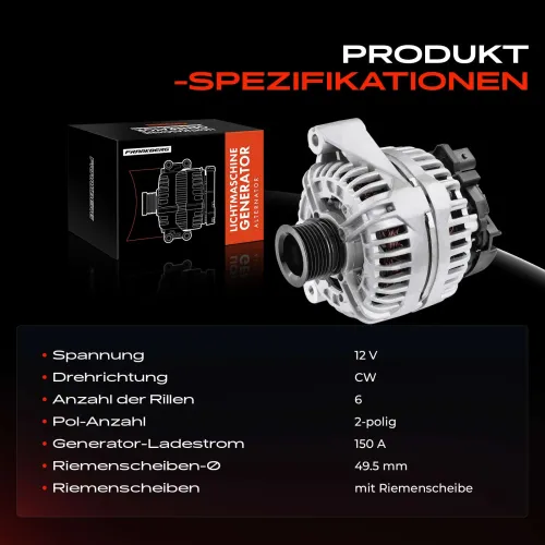 Generator 12 V Frankberg 5481FB0002086 Bild Generator 12 V Frankberg 5481FB0002086