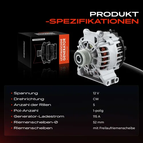 Generator 12 V 12 V Frankberg 5481FB0002089 Bild Generator 12 V 12 V Frankberg 5481FB0002089