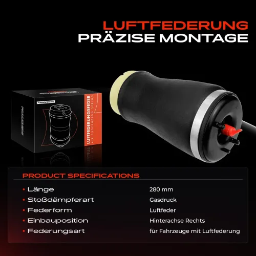 Luftfeder, Fahrwerk Hinterachse rechts Frankberg 5481FB0002096 Bild Luftfeder, Fahrwerk Hinterachse rechts Frankberg 5481FB0002096