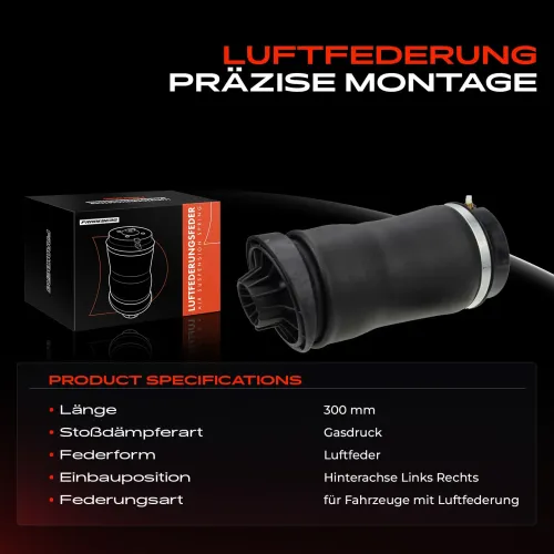 Luftfeder, Fahrwerk Hinterachse beidseitig Frankberg 5481FB0002129 Bild Luftfeder, Fahrwerk Hinterachse beidseitig Frankberg 5481FB0002129