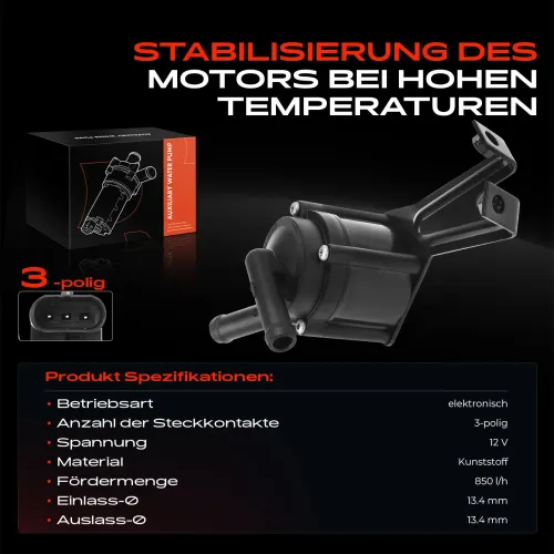 Zusatzwasserpumpe (Kühlwasserkreislauf) 12 V Frankberg 5481FB0002361 Bild Zusatzwasserpumpe (Kühlwasserkreislauf) 12 V Frankberg 5481FB0002361