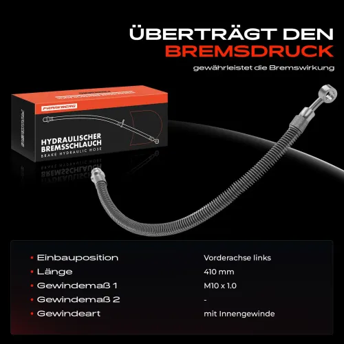 Bremsschlauch Vorderachse links Frankberg 5481FB0004359 Bild Bremsschlauch Vorderachse links Frankberg 5481FB0004359