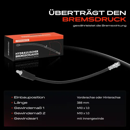 Bremsschlauch vorne und hinten Frankberg 5481FB0004514 Bild Bremsschlauch vorne und hinten Frankberg 5481FB0004514
