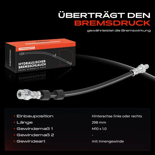 Bremsschlauch Hinterachse beidseitig Frankberg 5481FB0004538 Bild Bremsschlauch Hinterachse beidseitig Frankberg 5481FB0004538
