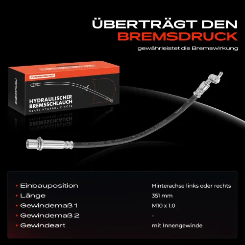 Bremsschlauch Hinterachse beidseitig Frankberg 5481FB0004554 Bild Bremsschlauch Hinterachse beidseitig Frankberg 5481FB0004554