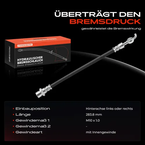 Bremsschlauch Hinterachse beidseitig Frankberg 5481FB0004609 Bild Bremsschlauch Hinterachse beidseitig Frankberg 5481FB0004609