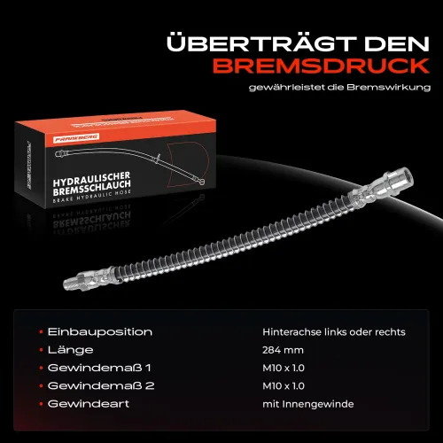 Bremsschlauch Hinterachse beidseitig Frankberg 5481FB0004673 Bild Bremsschlauch Hinterachse beidseitig Frankberg 5481FB0004673
