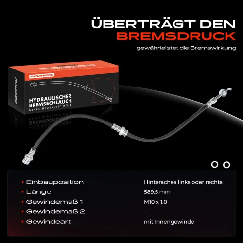 Bremsschlauch Hinterachse beidseitig Frankberg 5481FB0004745 Bild Bremsschlauch Hinterachse beidseitig Frankberg 5481FB0004745