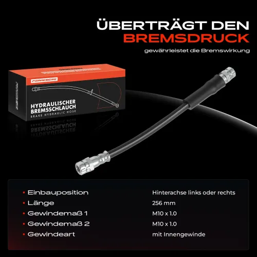 Bremsschlauch Hinterachse beidseitig Frankberg 5481FB0004758 Bild Bremsschlauch Hinterachse beidseitig Frankberg 5481FB0004758