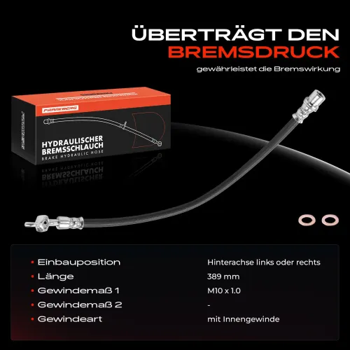 Bremsschlauch Hinterachse beidseitig Frankberg 5481FB0004768 Bild Bremsschlauch Hinterachse beidseitig Frankberg 5481FB0004768