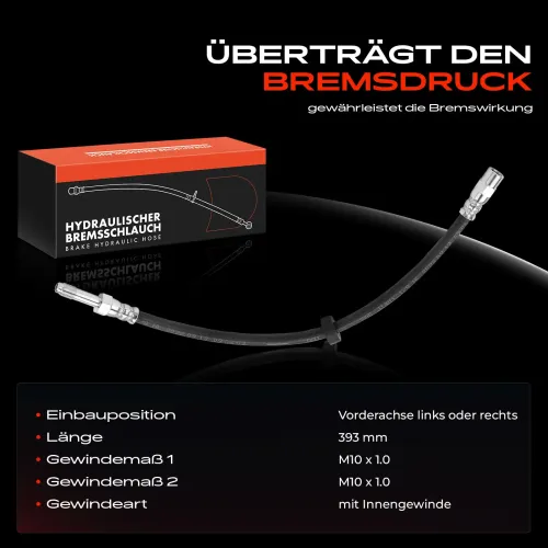 Bremsschlauch Vorderachse beidseitig Frankberg 5481FB0004818 Bild Bremsschlauch Vorderachse beidseitig Frankberg 5481FB0004818