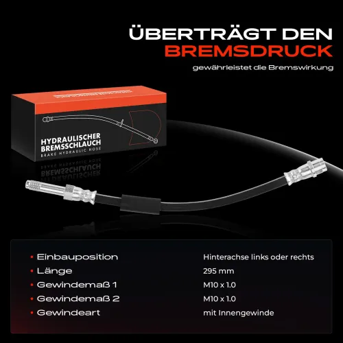 Bremsschlauch Hinterachse beidseitig Frankberg 5481FB0004825 Bild Bremsschlauch Hinterachse beidseitig Frankberg 5481FB0004825