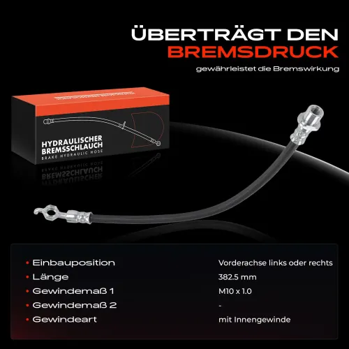 Bremsschlauch Vorderachse beidseitig Frankberg 5481FB0004960 Bild Bremsschlauch Vorderachse beidseitig Frankberg 5481FB0004960