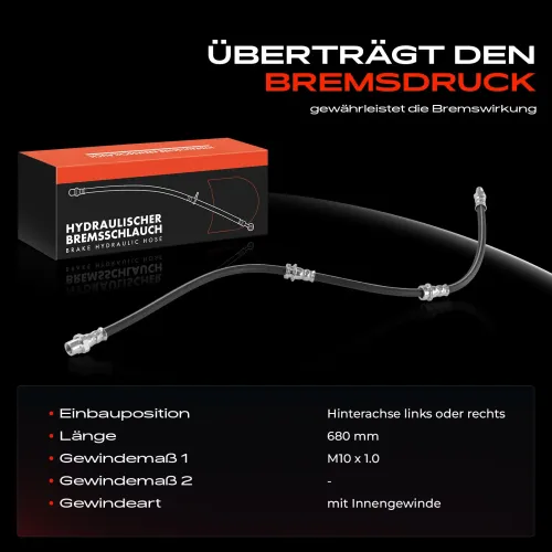 Bremsschlauch Hinterachse beidseitig Frankberg 5481FB0004988 Bild Bremsschlauch Hinterachse beidseitig Frankberg 5481FB0004988