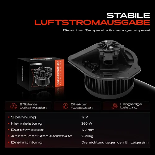 Innenraumgebläse 12 V Frankberg 5481FB0005057 Bild Innenraumgebläse 12 V Frankberg 5481FB0005057