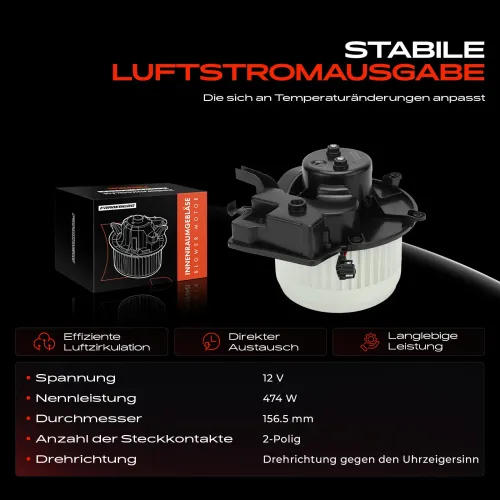 Innenraumgebläse 12 V Frankberg 5481FB0005064 Bild Innenraumgebläse 12 V Frankberg 5481FB0005064