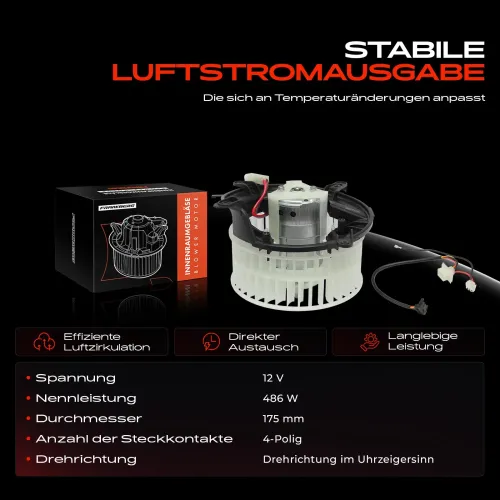 Innenraumgebläse 12 V Frankberg 5481FB0005071 Bild Innenraumgebläse 12 V Frankberg 5481FB0005071