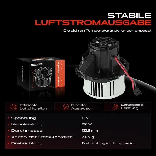 Innenraumgebläse 12 V Frankberg 5481FB0005076 Bild Innenraumgebläse 12 V Frankberg 5481FB0005076