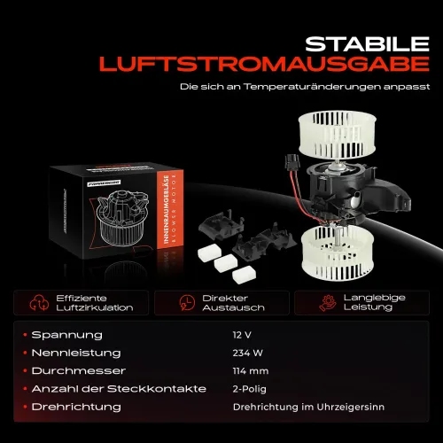 Innenraumgebläse 12 V Frankberg 5481FB0005078 Bild Innenraumgebläse 12 V Frankberg 5481FB0005078