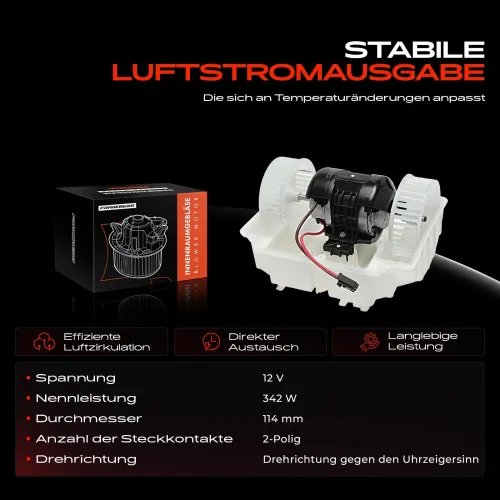 Innenraumgebläse 12 V Frankberg 5481FB0005092 Bild Innenraumgebläse 12 V Frankberg 5481FB0005092