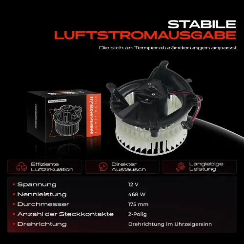 Innenraumgebläse 12 V Frankberg 5481FB0005093 Bild Innenraumgebläse 12 V Frankberg 5481FB0005093