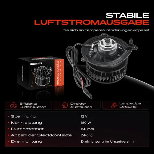 Innenraumgebläse 12 V Frankberg 5481FB0005096 Bild Innenraumgebläse 12 V Frankberg 5481FB0005096