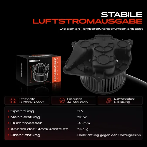 Innenraumgebläse 12 V Frankberg 5481FB0005103 Bild Innenraumgebläse 12 V Frankberg 5481FB0005103