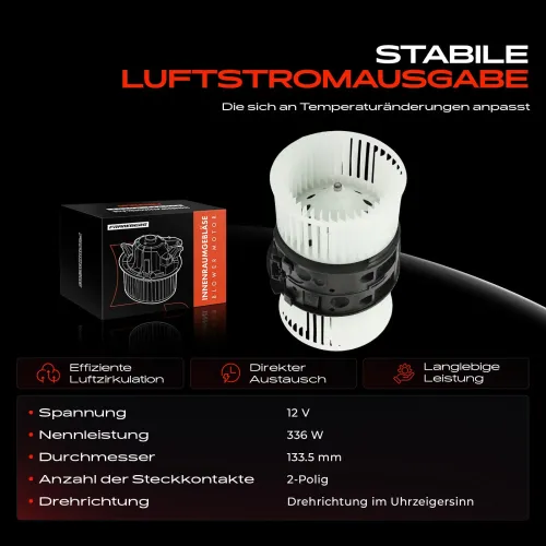 Innenraumgebläse 12 V Frankberg 5481FB0005113 Bild Innenraumgebläse 12 V Frankberg 5481FB0005113