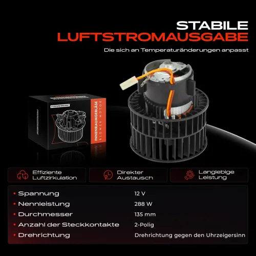 Innenraumgebläse 12 V Frankberg 5481FB0005114 Bild Innenraumgebläse 12 V Frankberg 5481FB0005114