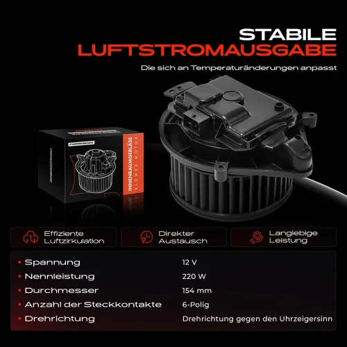Innenraumgebläse 12 V Frankberg 5481FB0005119 Bild Innenraumgebläse 12 V Frankberg 5481FB0005119