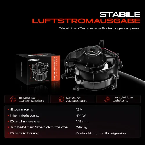 Innenraumgebläse 12 V Frankberg 5481FB0005127 Bild Innenraumgebläse 12 V Frankberg 5481FB0005127