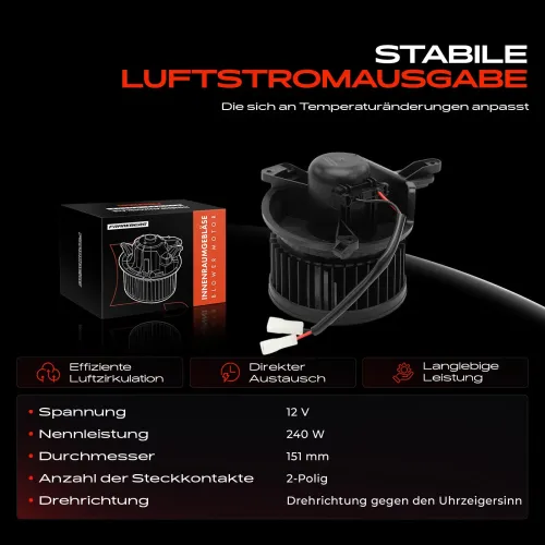 Innenraumgebläse 12 V Frankberg 5481FB0005129 Bild Innenraumgebläse 12 V Frankberg 5481FB0005129