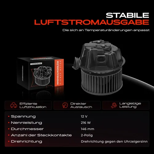 Innenraumgebläse 12 V Frankberg 5481FB0005134 Bild Innenraumgebläse 12 V Frankberg 5481FB0005134