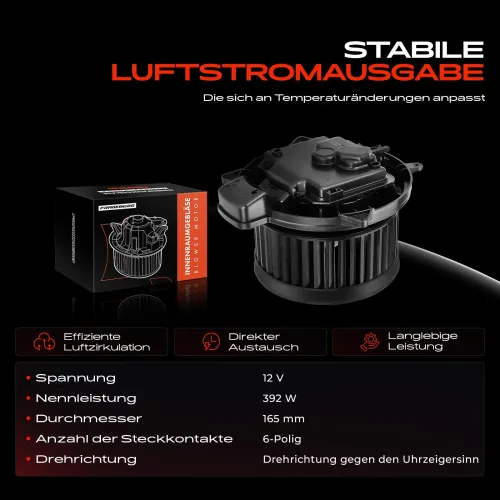 Innenraumgebläse 12 V Frankberg 5481FB0005139 Bild Innenraumgebläse 12 V Frankberg 5481FB0005139