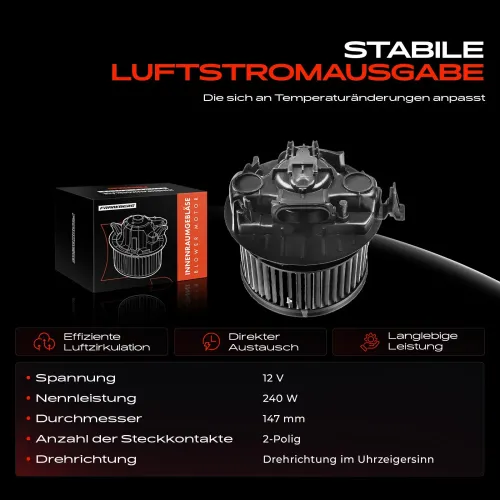 Innenraumgebläse 12 V Frankberg 5481FB0005145 Bild Innenraumgebläse 12 V Frankberg 5481FB0005145