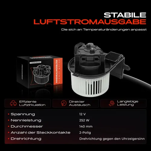 Innenraumgebläse 12 V Frankberg 5481FB0005147 Bild Innenraumgebläse 12 V Frankberg 5481FB0005147