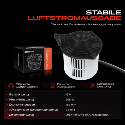 Innenraumgebläse 12 V Frankberg 5481FB0005160 Bild Innenraumgebläse 12 V Frankberg 5481FB0005160