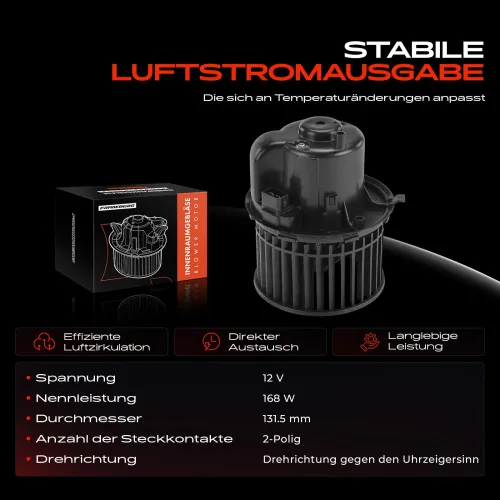 Innenraumgebläse 12 V Frankberg 5481FB0005162 Bild Innenraumgebläse 12 V Frankberg 5481FB0005162