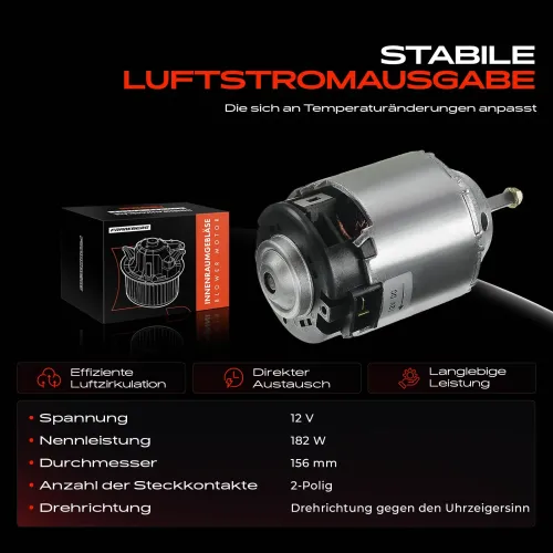 Innenraumgebläse 12 V Frankberg 5481FB0005163 Bild Innenraumgebläse 12 V Frankberg 5481FB0005163