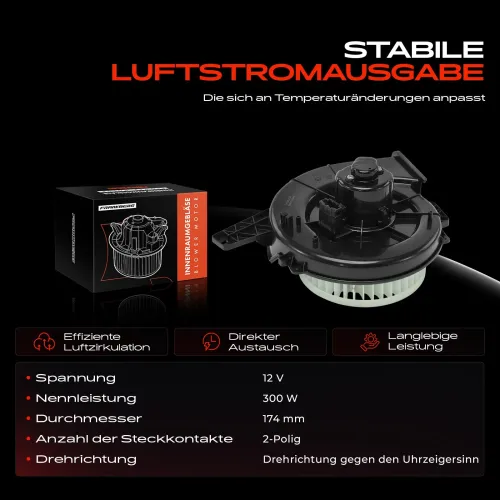 Innenraumgebläse 12 V vorne Frankberg 5481FB0005170 Bild Innenraumgebläse 12 V vorne Frankberg 5481FB0005170