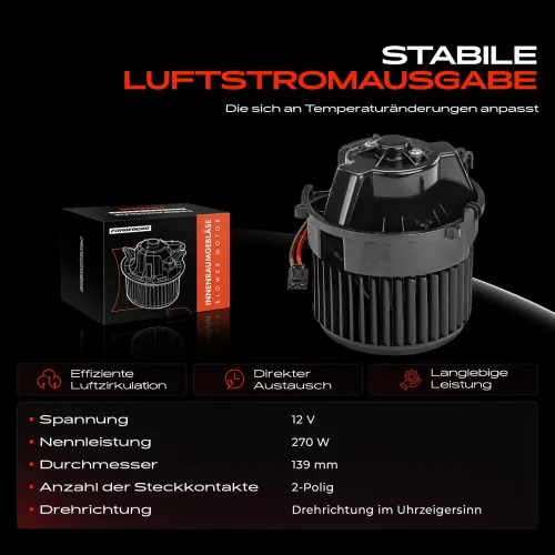 Innenraumgebläse 12 V Frankberg 5481FB0005175 Bild Innenraumgebläse 12 V Frankberg 5481FB0005175