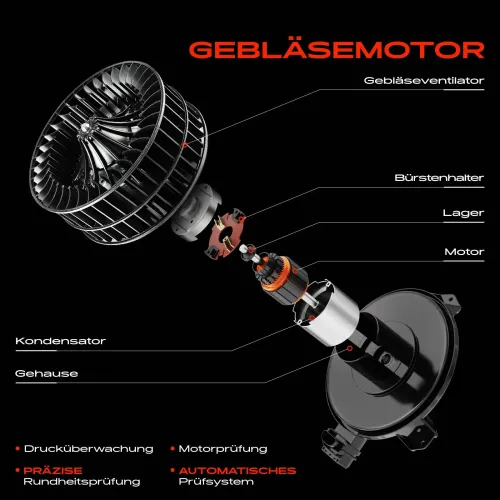 Innenraumgebläse 12 V Frankberg 5481FB0005182 Bild Innenraumgebläse 12 V Frankberg 5481FB0005182