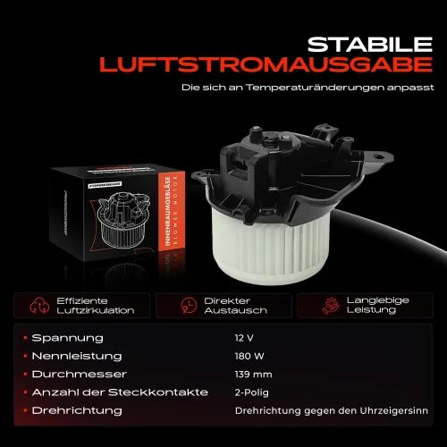 Innenraumgebläse 12 V Frankberg 5481FB0005183 Bild Innenraumgebläse 12 V Frankberg 5481FB0005183