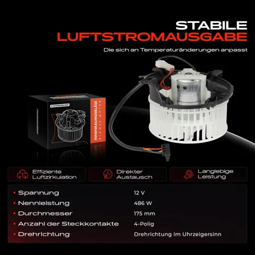 Innenraumgebläse 12 V Frankberg 5481FB0005187 Bild Innenraumgebläse 12 V Frankberg 5481FB0005187