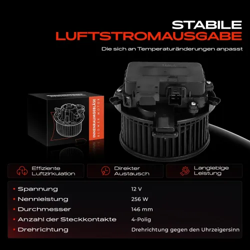 Innenraumgebläse 12 V Frankberg 5481FB0005190 Bild Innenraumgebläse 12 V Frankberg 5481FB0005190