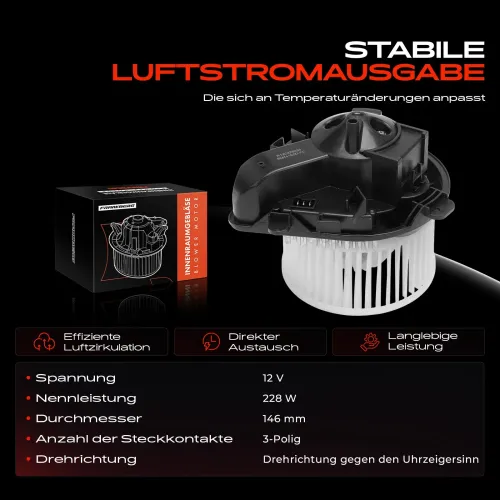 Innenraumgebläse 12 V Frankberg 5481FB0005193 Bild Innenraumgebläse 12 V Frankberg 5481FB0005193