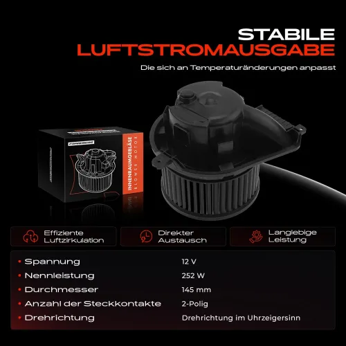 Innenraumgebläse 12 V Frankberg 5481FB0005200 Bild Innenraumgebläse 12 V Frankberg 5481FB0005200