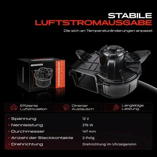 Innenraumgebläse 12 V Frankberg 5481FB0005217 Bild Innenraumgebläse 12 V Frankberg 5481FB0005217